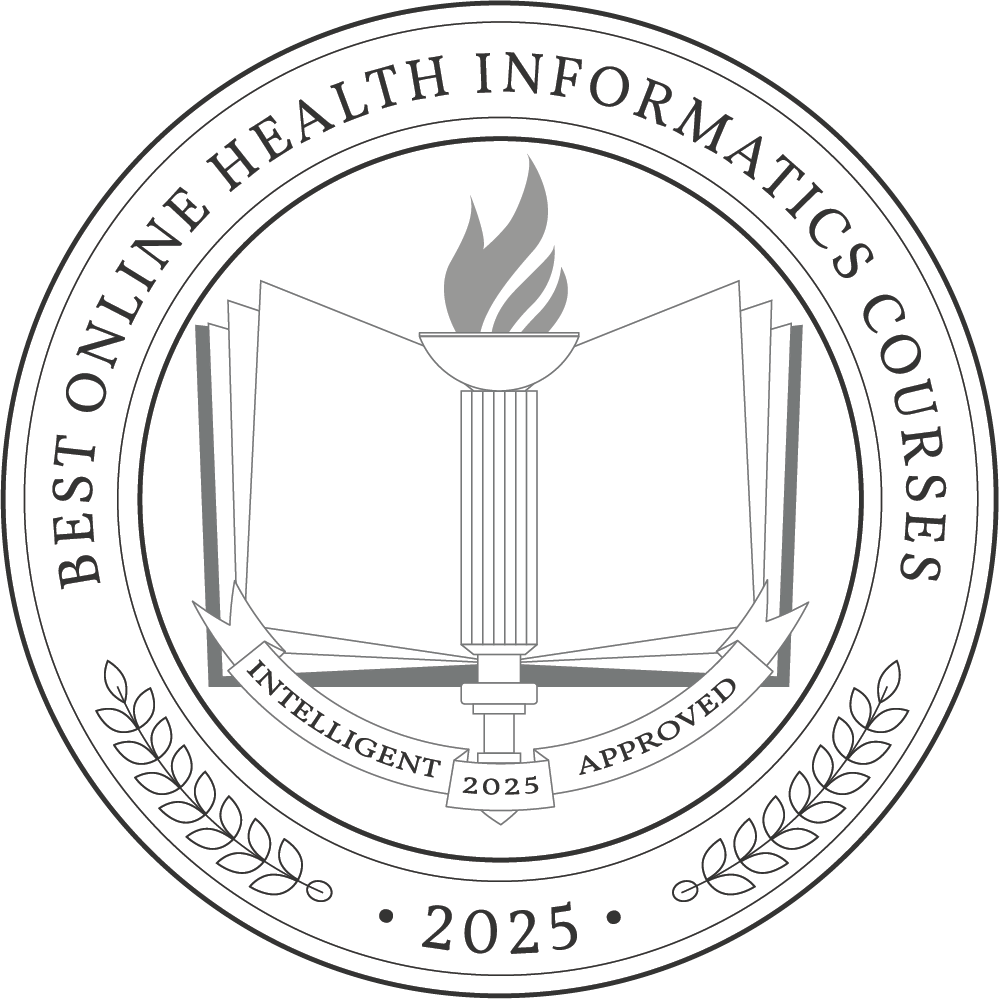 Best Online Health Informatics Courses Badge