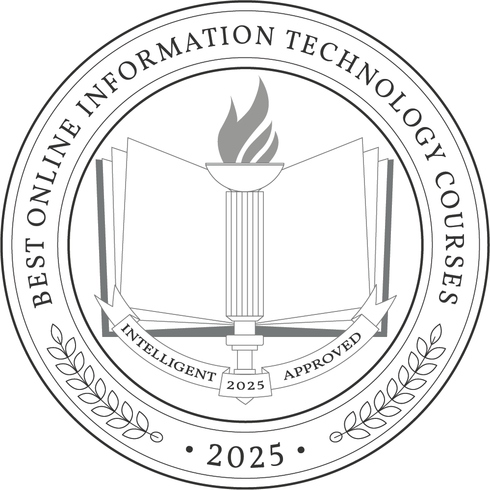 Best Online Information Technology Courses Badge