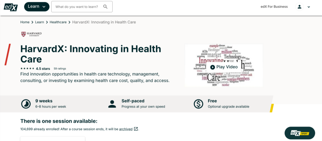 healthcare-management-courses-edx