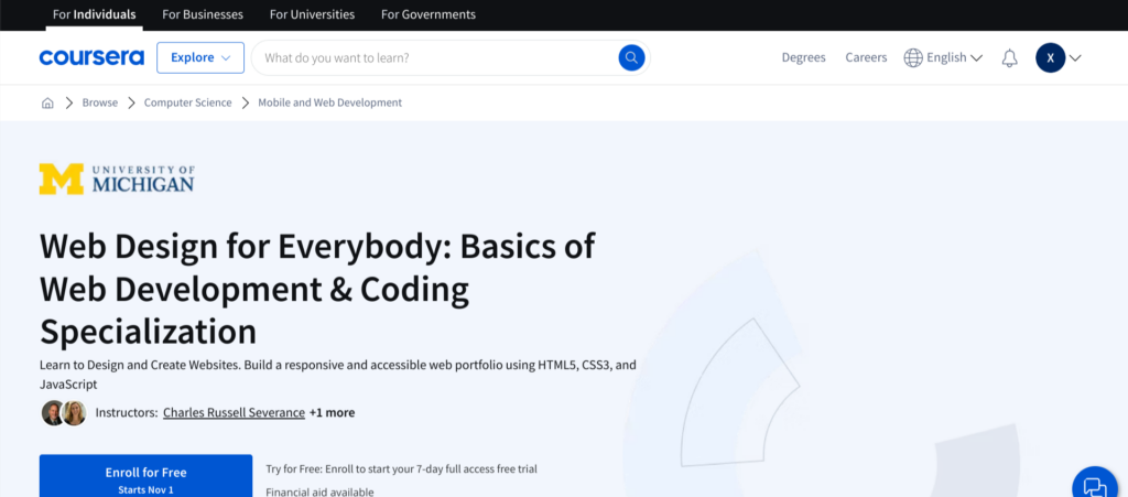 web-design-courses-coursera