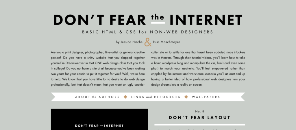 web-design-courses-dont-fear