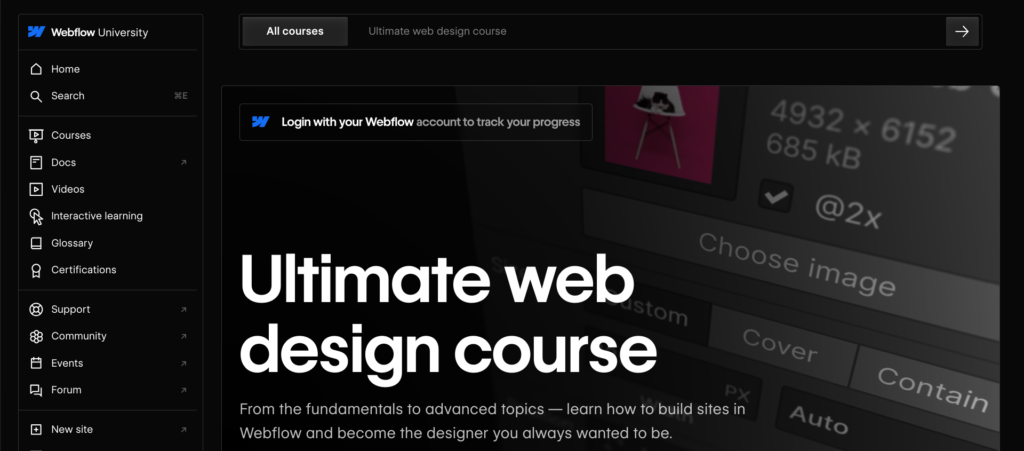 web-design-courses-webflow