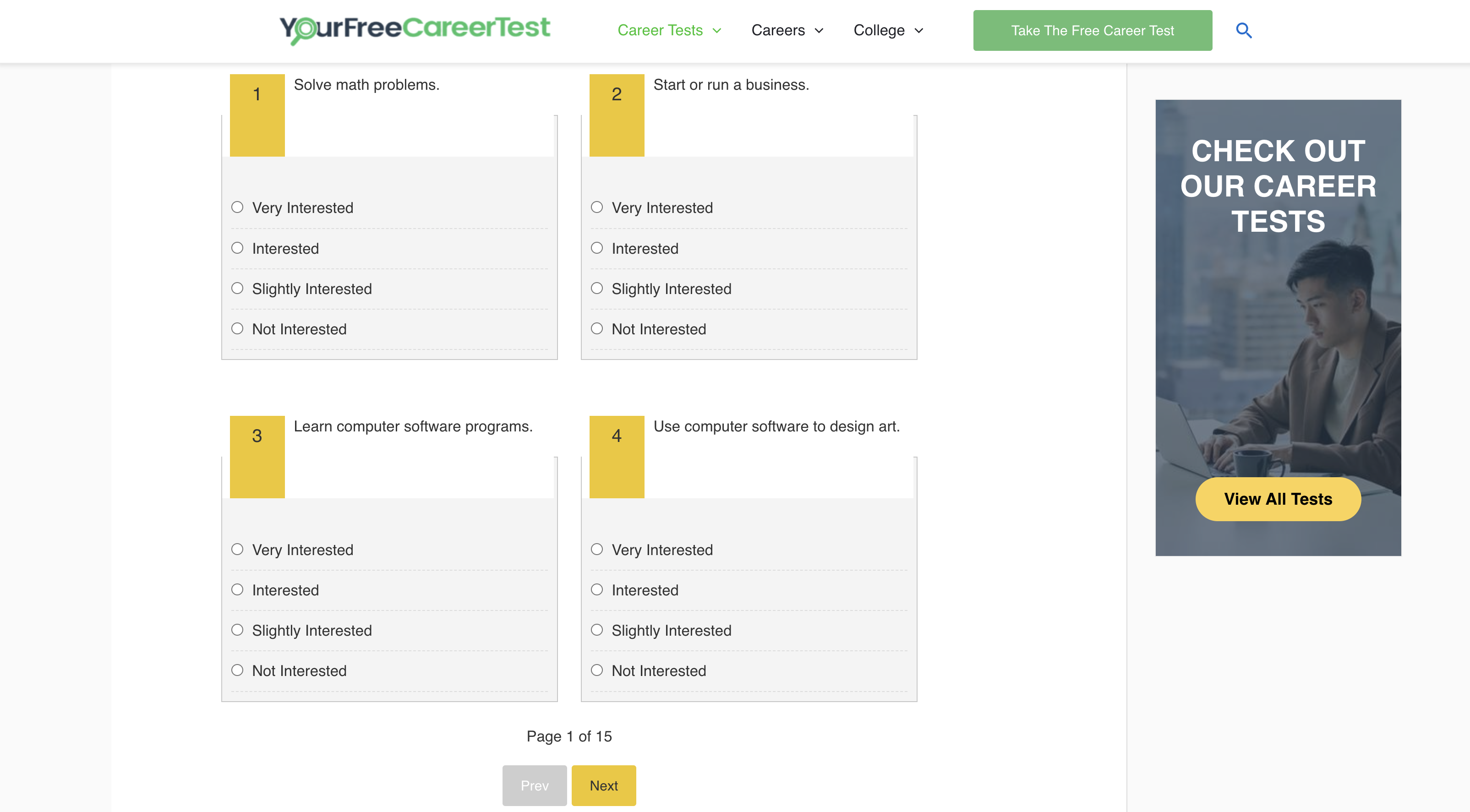 freecareertest1