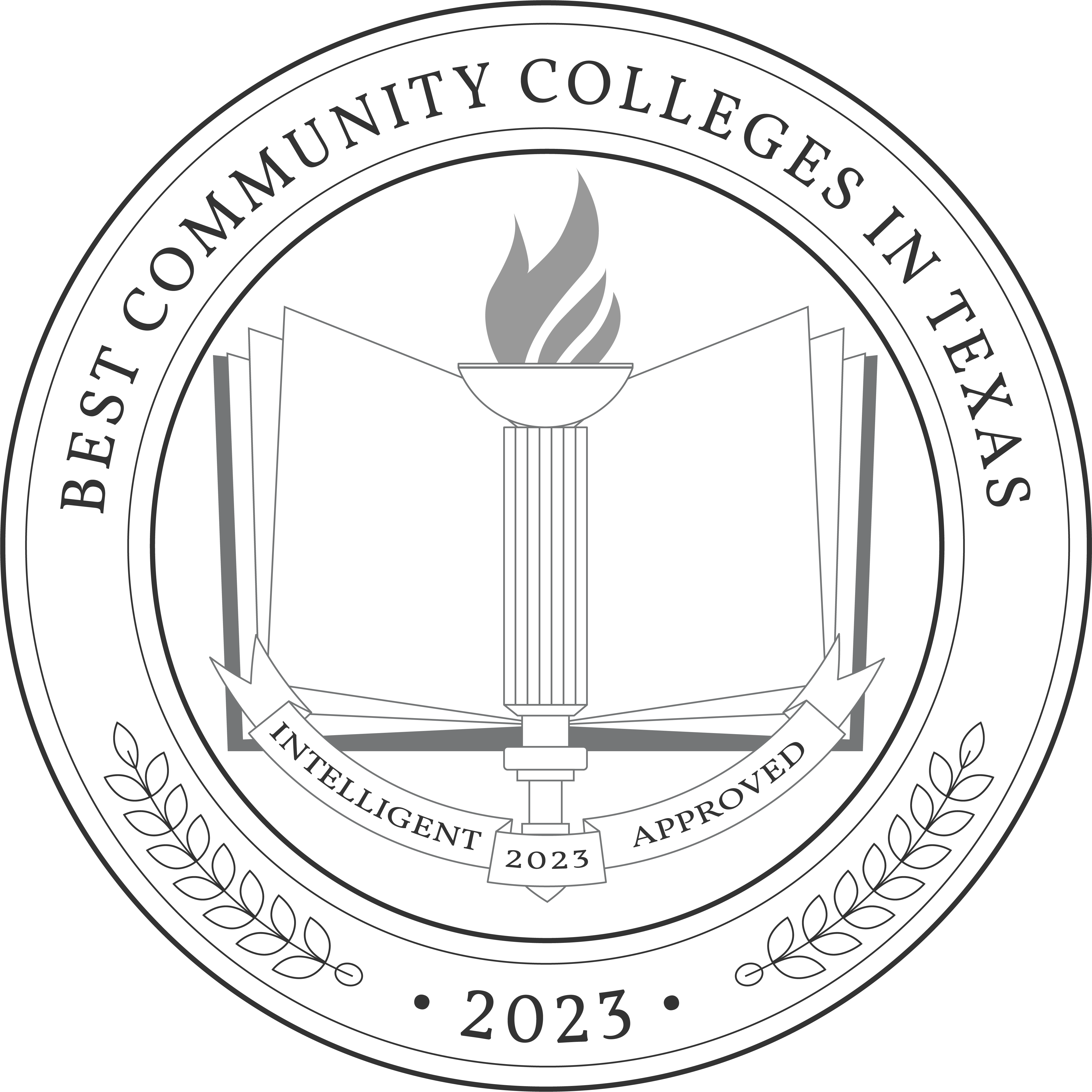 Best Community Colleges In Texas Badge 2023 