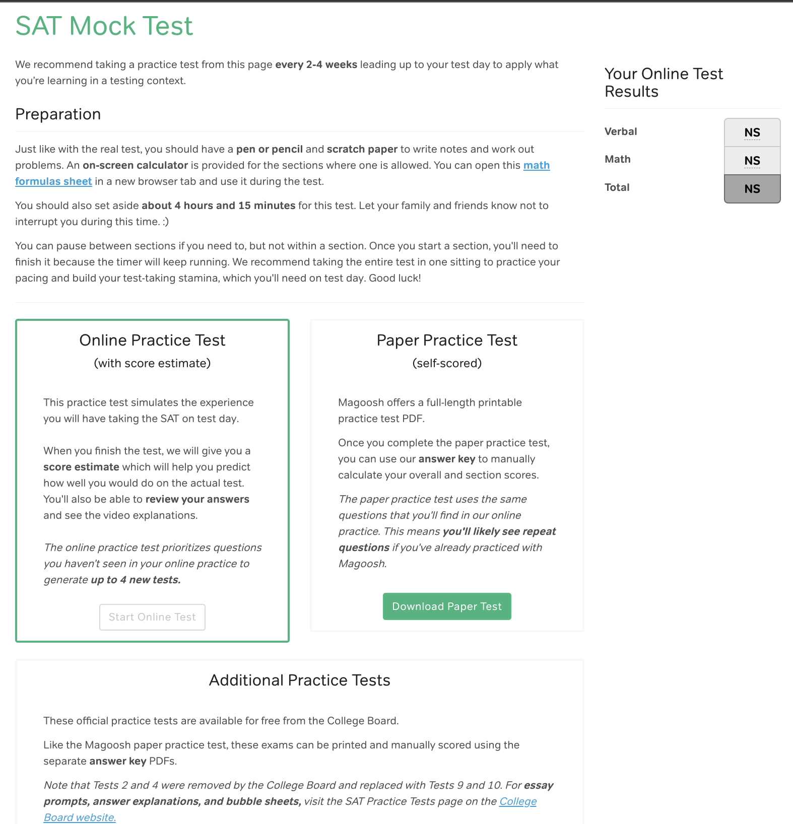 SAT and Standardized Test Preparation: Scholastic Aptitude Test Prep