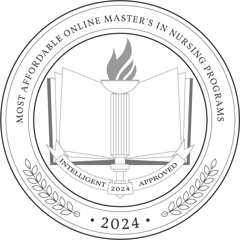 Most Affordable Online Masters In Nursing Programs Badge 2024 
