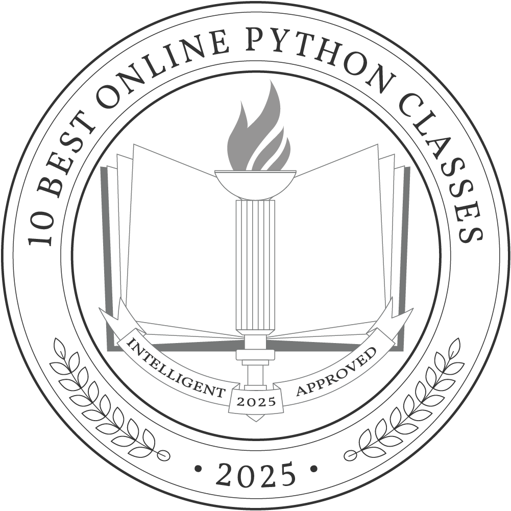 10 Best Online Python Classes badge