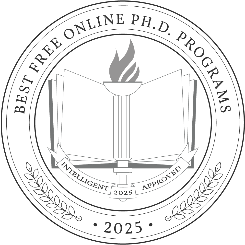 Best Free Online Ph.D. Programs badge