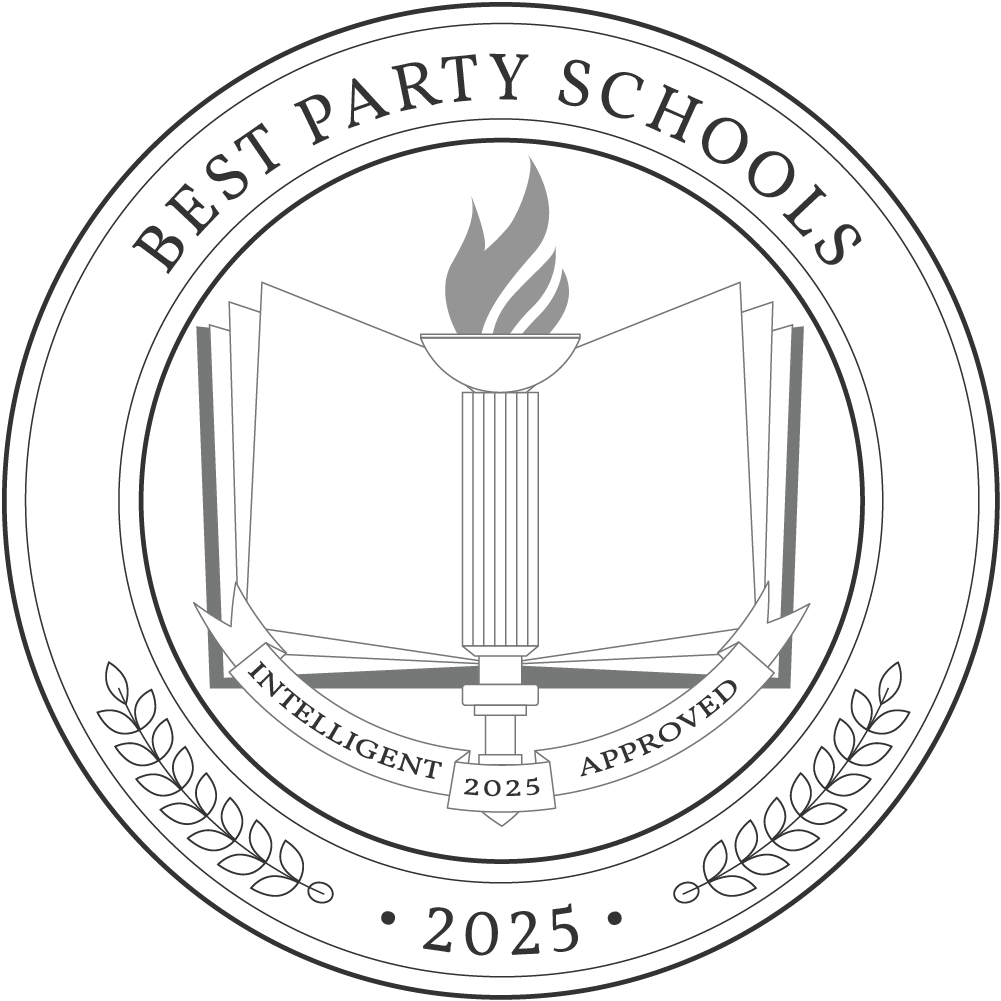 Best Party Schools badge