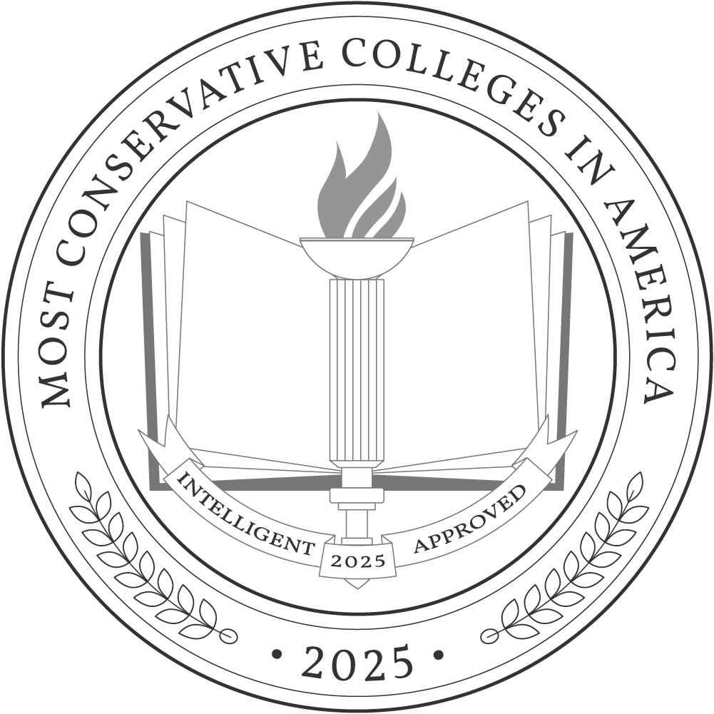 Most Conservative Colleges in America badge