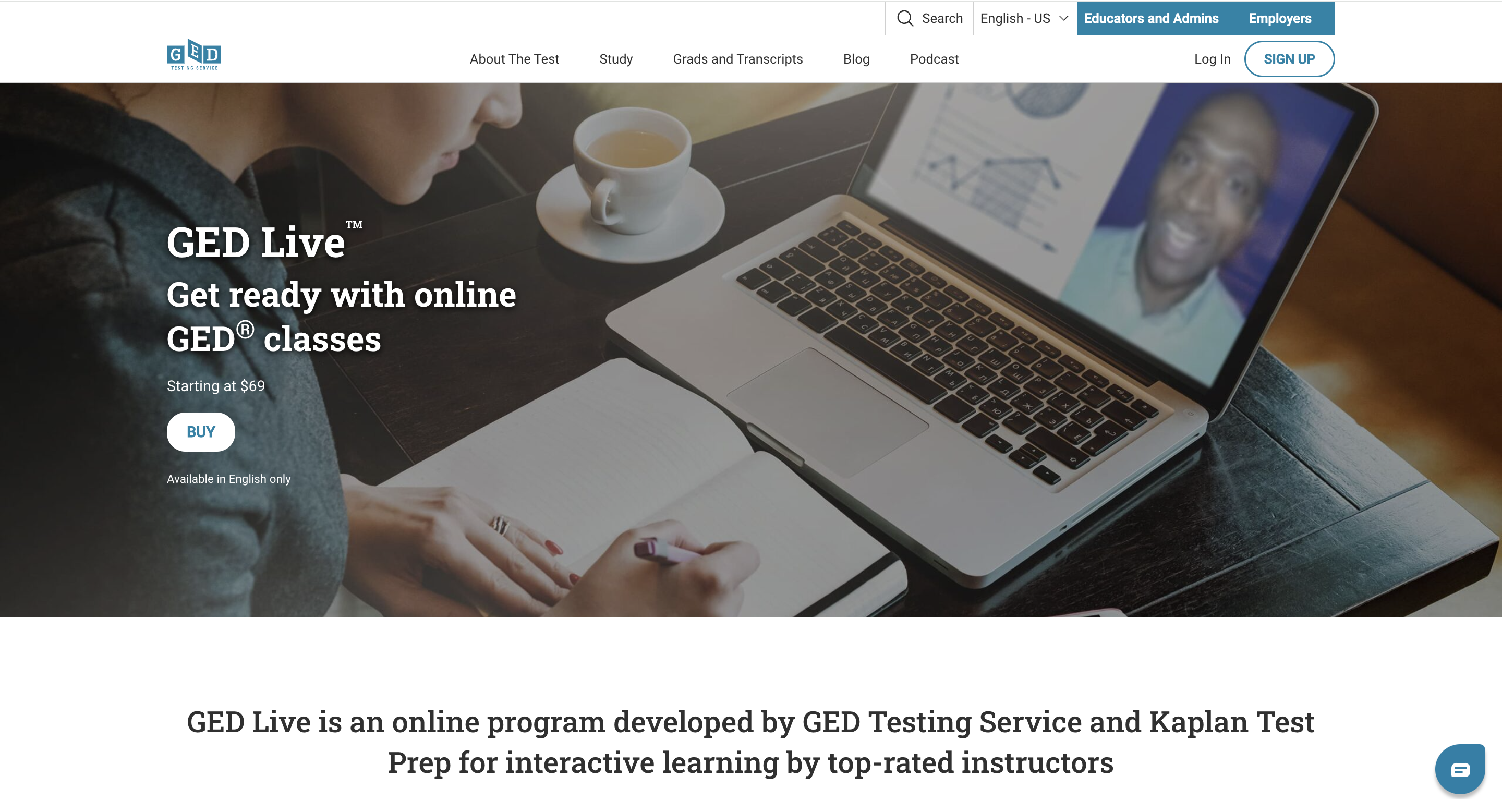 GED Testing Service - 1